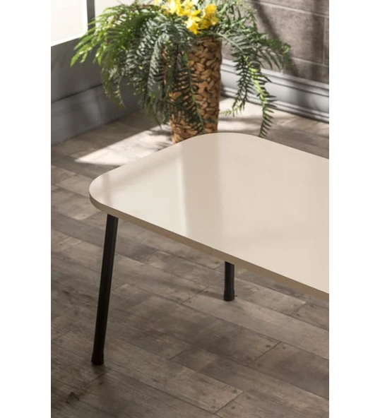 Orta Sehpa  Metal Ayak Krem KR ürün görseli 1