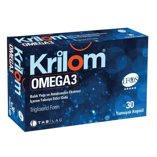Krilom Omega 3 Yumuşak Kapsül 30 Kapsül ürün görseli 1