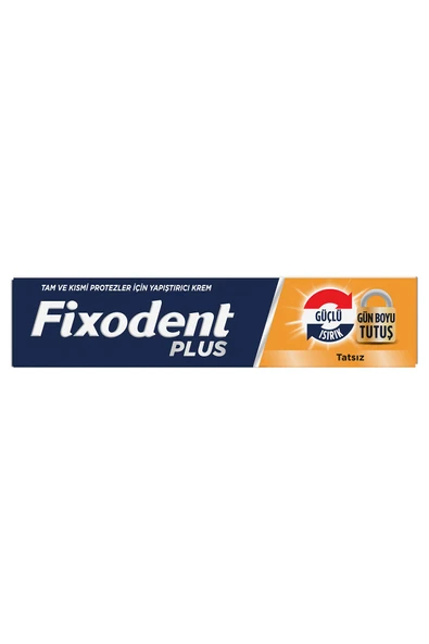 Fixodent Plus Diş Protez Yapıştırıcı Tat İçermez Krem 40 gr - 2