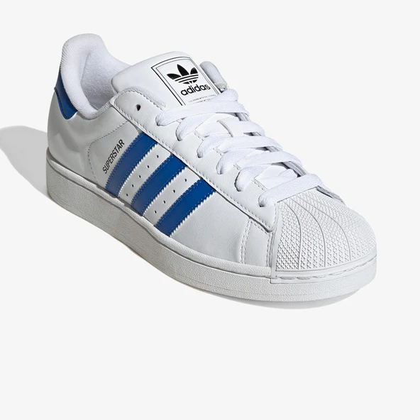 Adidas Superstar II Unisex Beyaz Mavi Spor Ayakkabı JQ4729 - 2