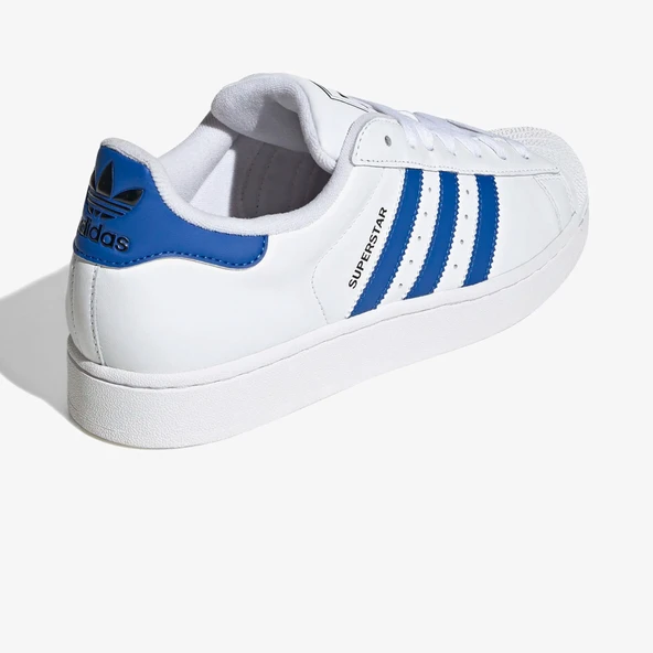 Adidas Superstar II Unisex Beyaz Mavi Spor Ayakkabı JQ4729 - 3