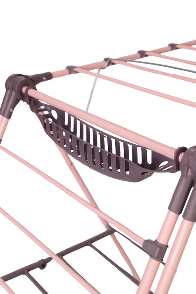 Perilla Premium Ütü Masası - İronika Kalın Borulu Kurutmalık Set Mürdüm - 8