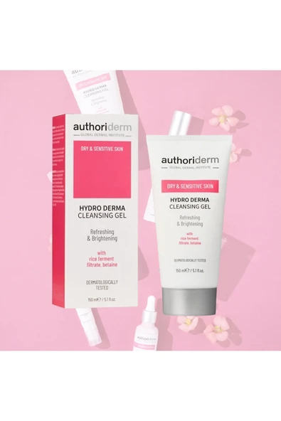 AUTHORİDERM TEMİZLEME JELİ KURU & HASSAS CİLTLER IÇİN 150 ML