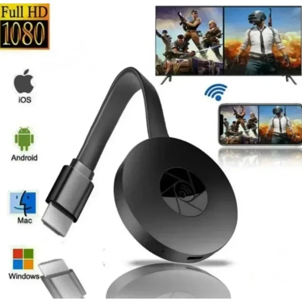 Ozmik G2-4 MiraScreen Ekran Wifi HDMI Uyumlu Taşınabilir Dongle TV Android Ios Için Uyumlu Ekran - 5
