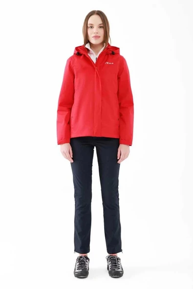 2AS Tinker III.Kadın Yağmurluk Kırmızı - 6