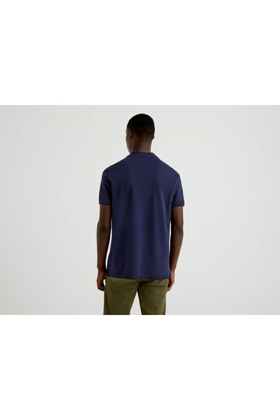 Benetton Regular Fit Kısa Kollu Polo Tshirt - 4