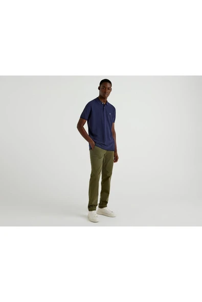 Benetton Regular Fit Kısa Kollu Polo Tshirt