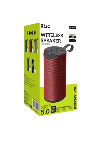 5.0 Bt Versiyon TF Kart/U disk Destekli Wireless Hoparlör BLS-01 ürün görseli