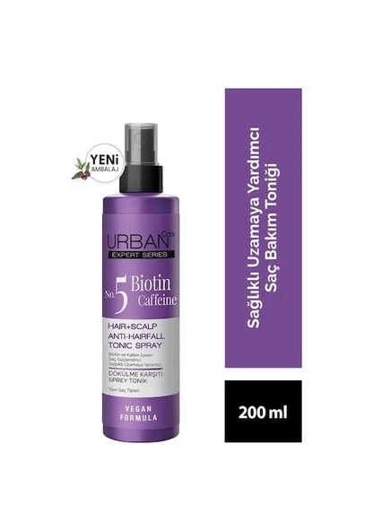 URBAN CARE EXPERT BİOTİN & KAFEİN DÖKÜLME KARŞITI SPREY TONİK 200 ML