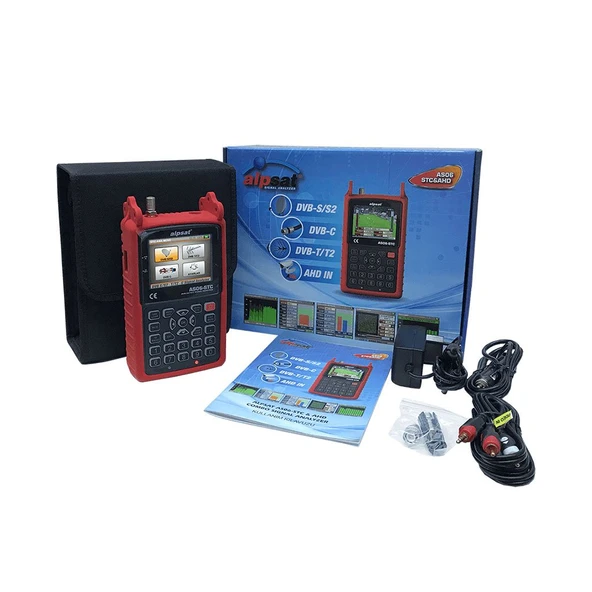 ALPSAT AS06-STC SATFINDER 6 HD SLIM GÖRÜNTÜLÜ UYDU BULUCU + KAMERA TEST CİHAZI - Resim 2