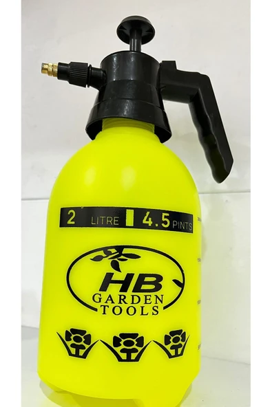 HB Garden Tools 2 Litrelik Basınçlı Ilaçlama,gübreleme,dezenfektan Pompası (SARI-YEŞİL)