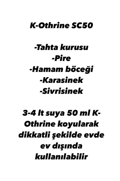Bayer Kothrine Hamam Böceği Bit Pire Kene Karınca 500ml Ithal Fısfıs - 2