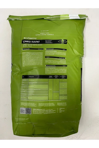 GÜBRETAŞ Çinko Sülfat 25kg - Resim 5