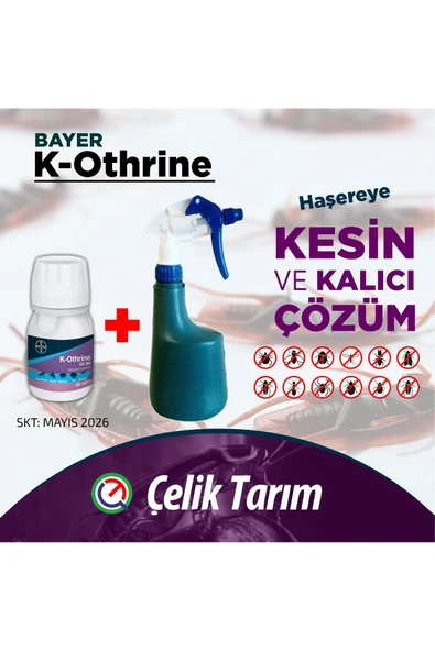 Bayer Kothrine Hamam Böceği Bit Pire Kene Karınca 500ml Ithal Fısfıs