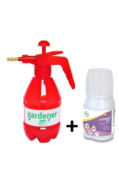 Bayer Botanika Gardener Aquatic Basınçlı Sprey Pompa 1,2 Lt + K-othrine Sc50 Haşere Ilacı 50 Ml