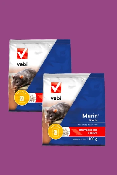 Vebi Ithal Murin Pasta Fare Zehiri 2’li Set