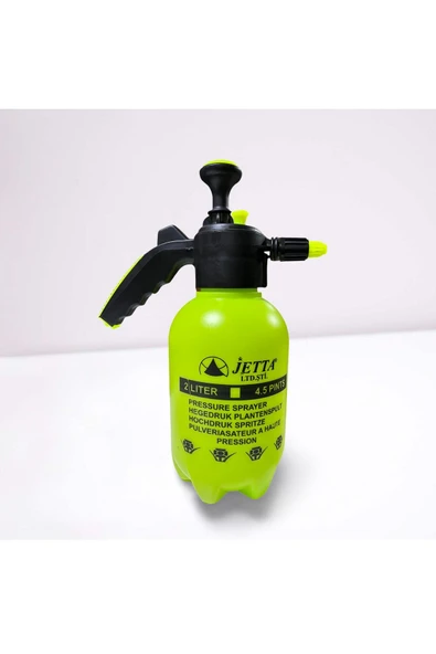 Jetta İlaçlama 2lt Ilaçlama Ve Kimyasala Dayanıklı Araç Yıkama Basınçlı Ayarlanabilir El Pompası
