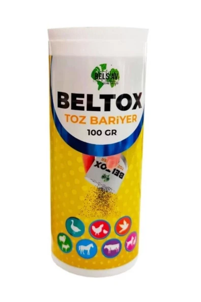 belton Beltox Toz Bariyer 100gr Kedi Köpek At Kanatlı Inek Haşere Parazit Ilacı