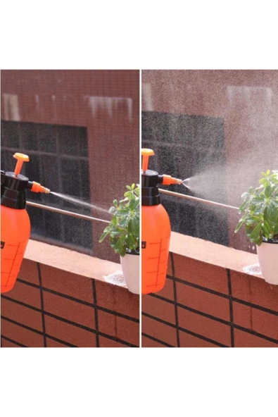 Basınçlı Su Pompası 2 Lt. Hobi Bahçe Sulama, Ilaçlama Şişesi - 3