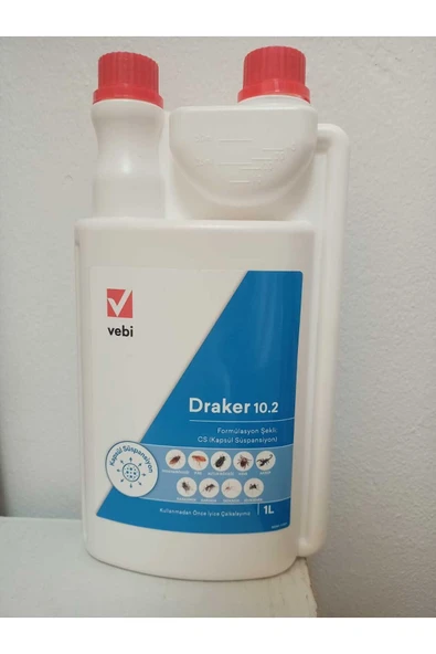 Vebi Draker 10.2 Cs Konsantre Haşere Böcek Öldürücü 1 Lt 2 Adet ürün görseli 1