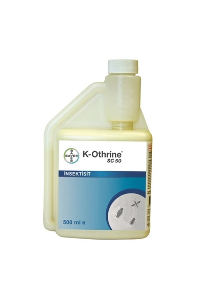 Bayer K-othrine Sc50 500 ml '' Son. Kul. Tarihi 2027 '' Bit Pire Hamamböceği Kene Tahtakurusu Ilacı