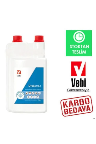 Vebi Draker 10.2 Cs 1lt Genel Haşere Ilacı Bit Pire Hamamböceği Karınca Akrep Çıyan Tahta Kurusu