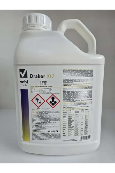 Vebi Draker 10.2 Cs Kokusuz Haşere İLACI 5 Litre