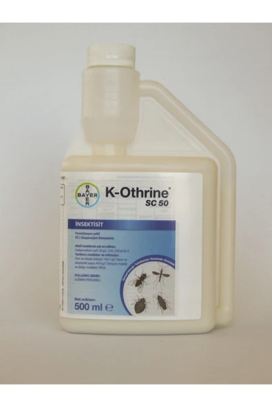 Bayer K-othrine Sc 50 500 ml Genel Haşere Ilacı Skt.2027