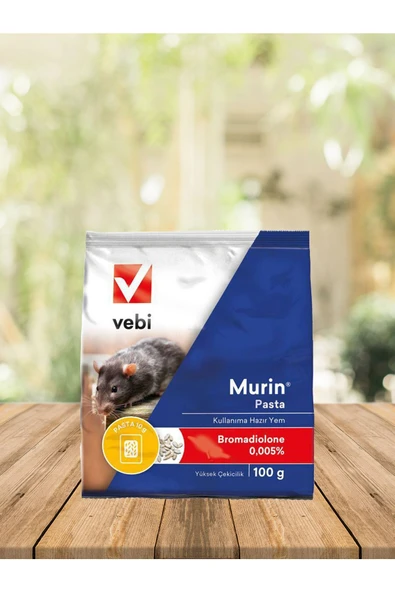Vebi Murin 100gr Kullanıma Hazır Fare Zehiri