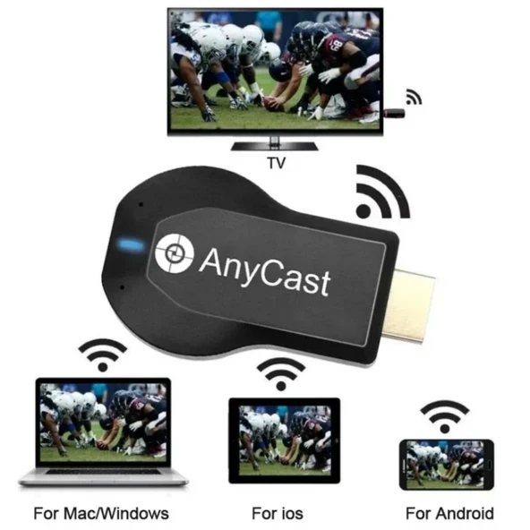Ozmik M9 Plus Kablosuz WiFi Ekran 4K 1080P HDMI uyumlu TV Dongle Alıcısı Airplay AnyCast ANDROİD/İOS - 3