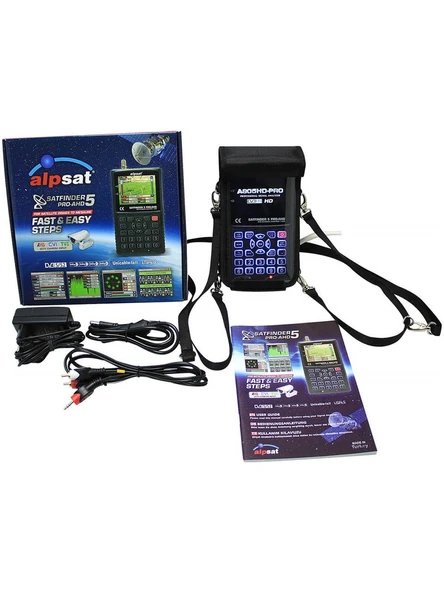 ALPSAT 5 HD PRO GÖRÜNTÜLÜ UYDU BULUCU*AHD*TVI*CVI TEST CİHAZI * SATFİNDER AS05-HDPRO - Resim 2