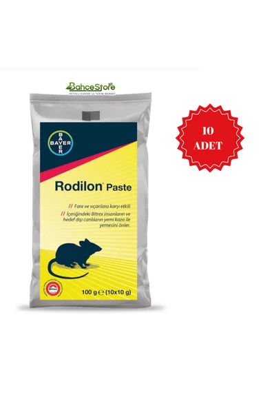 Bayer Rodilon Pasta Fare Zehiri 100gr 10 Adet - 4