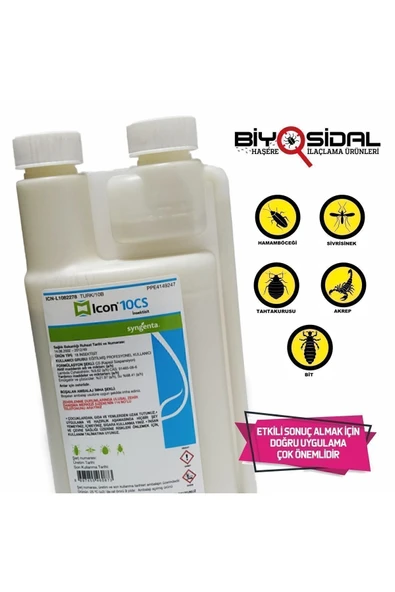 BİYOSİDAL MARKET Icon 10 Cs 500 ml Genel Haşere Ve Böcek Ilacı ( Skt 02.2027 ) - 6