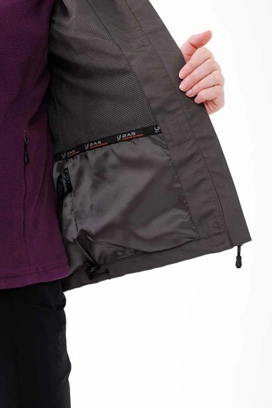 2AS Tinker III.Kadın Yağmurluk Antrasit - 5