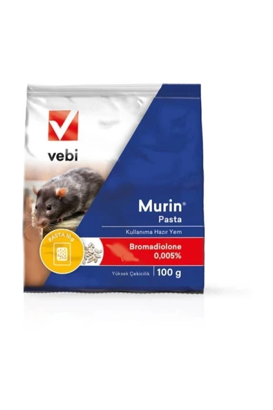 Vebi Murin Fare Pastası Kullanıma Hazır Yem 100gr ürün görseli