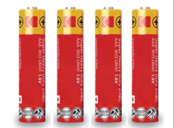 ÇİNKO KARBON A4 KALEM PİL,4,LÜ SET - Resim 3