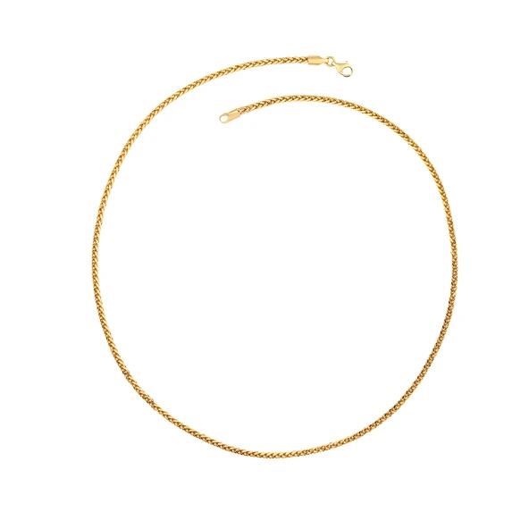 AgaKulche Kare Palmiye 2,3 mm Altın Zincir - Resim 2