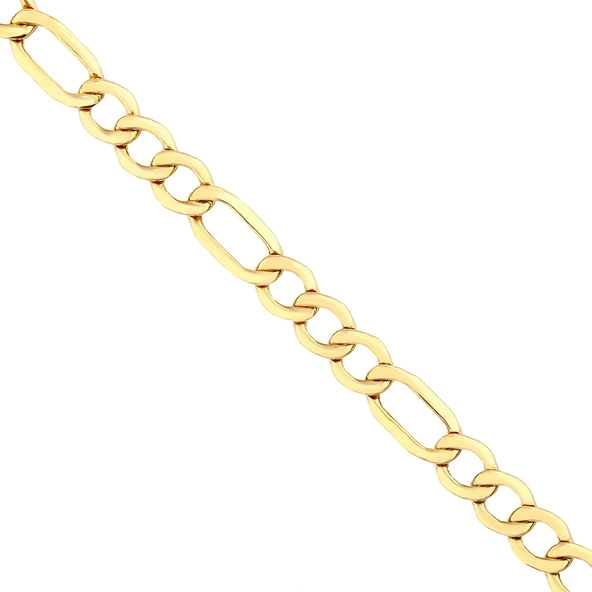 AgaKulche Figaro Düz Altın Bileklik - 3