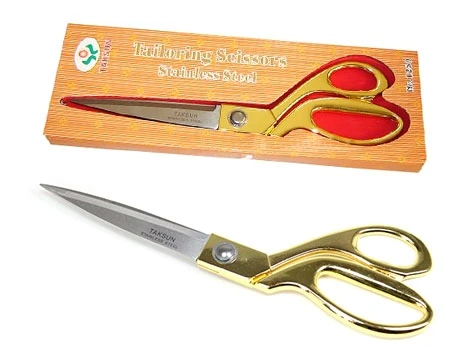 Profesyonel Terzi Makası - Altın Saplı Makas Büyük Boy - 3