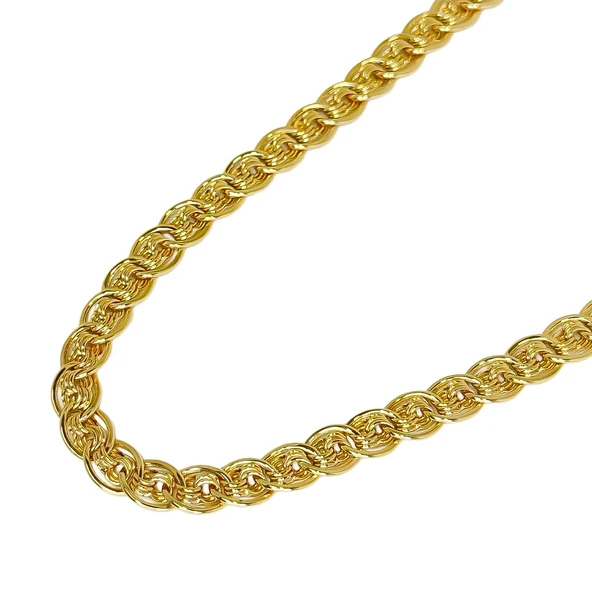 AgaKulche Nonna 7,7 mm Altın Zincir - 5
