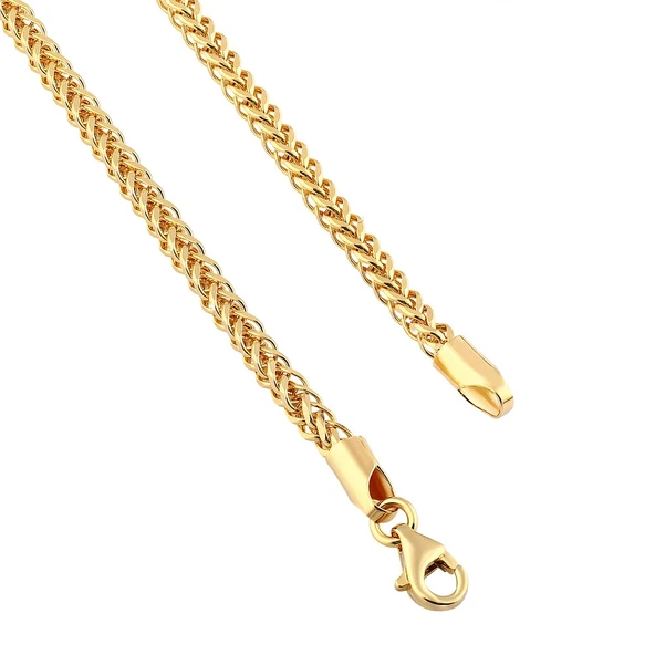 AgaKulche Kare Palmiye 2,3 mm Altın Zincir - Resim 3