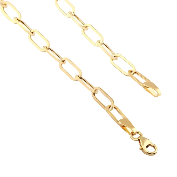 AgaKulche Ataç 4 mm Altın Zincir - Resim 3