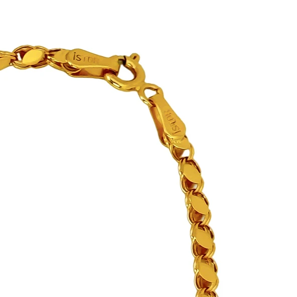 AgaKulche Aynalı 4,2 mm Altın Zincir - 3