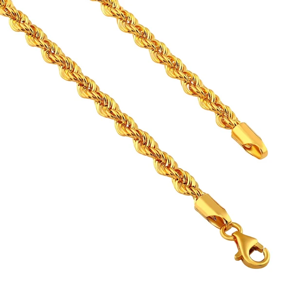 AgaKulche Halat  1,25 mm Altın Zincir - Resim 3