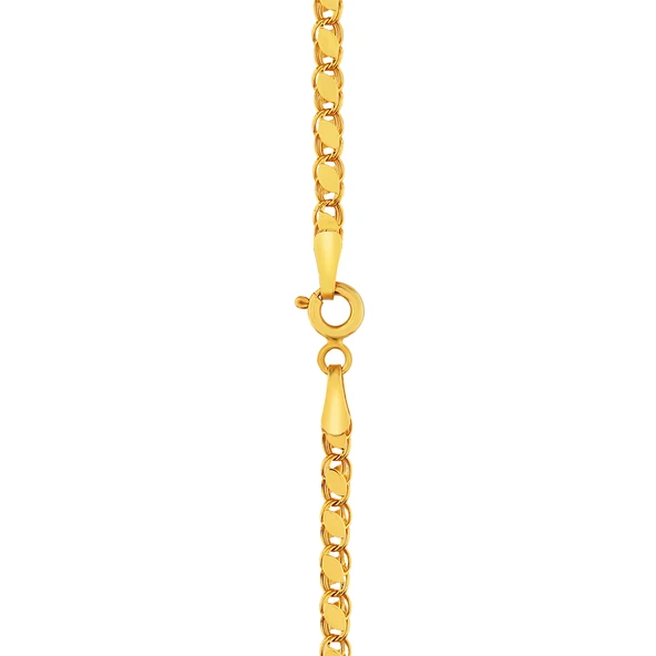 AgaKulche Aynalı 4,2 mm Altın Zincir - Resim 4