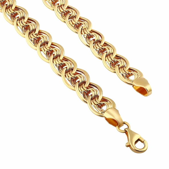 AgaKulche Nonna 7,7 mm Altın Zincir - Resim 3