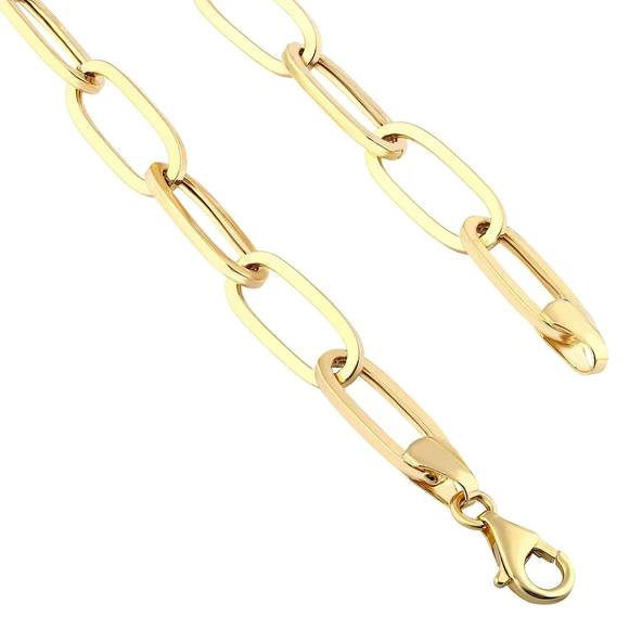 AgaKulche Ataç 7,5 mm Altın Zincir - Resim 3