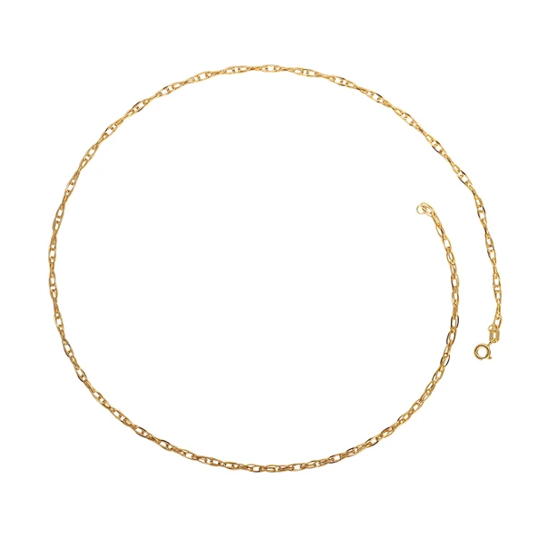 AgaKulche Olimpiyat 2,36 mm Altın Zincir - Resim 2