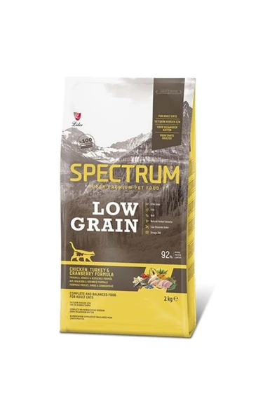Spectrum Düşük Tahıllı Tavuklu Hindili Ve Yaban Mersinli Yetişkin Kedi Maması 2 Kg - 2