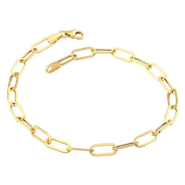 AgaKulche Ataç 4 mm Altın Bileklik - Resim 2